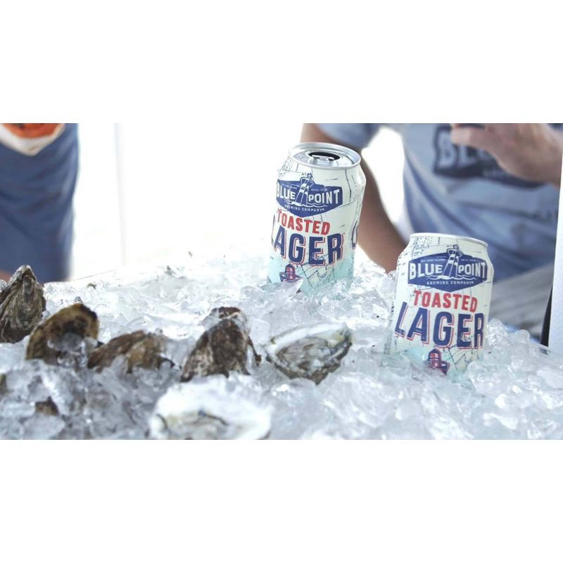 slide 4 of 8, Blue Point Brewing Company Blue Point Toasted Lager Beer - 6pk/12 fl oz Cans, 6 ct; 12 fl oz