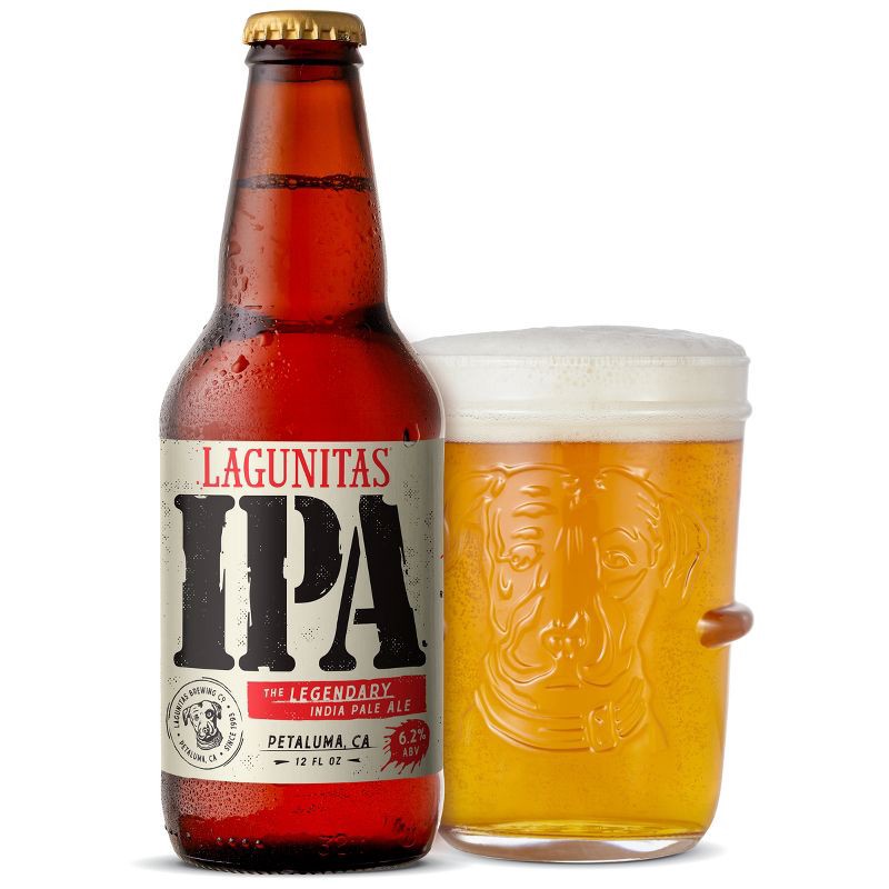 slide 3 of 7, Lagunitas IPA Beer - 12pk/12 fl oz Bottles, 12 ct; 12 fl oz