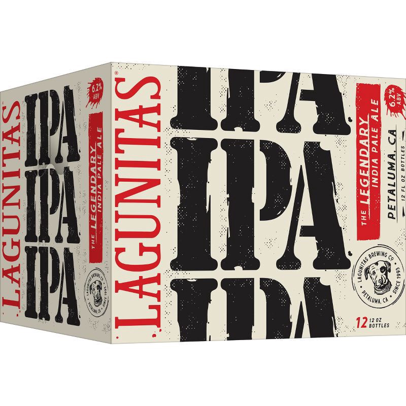 slide 5 of 7, Lagunitas IPA Beer - 12pk/12 fl oz Bottles, 12 ct; 12 fl oz