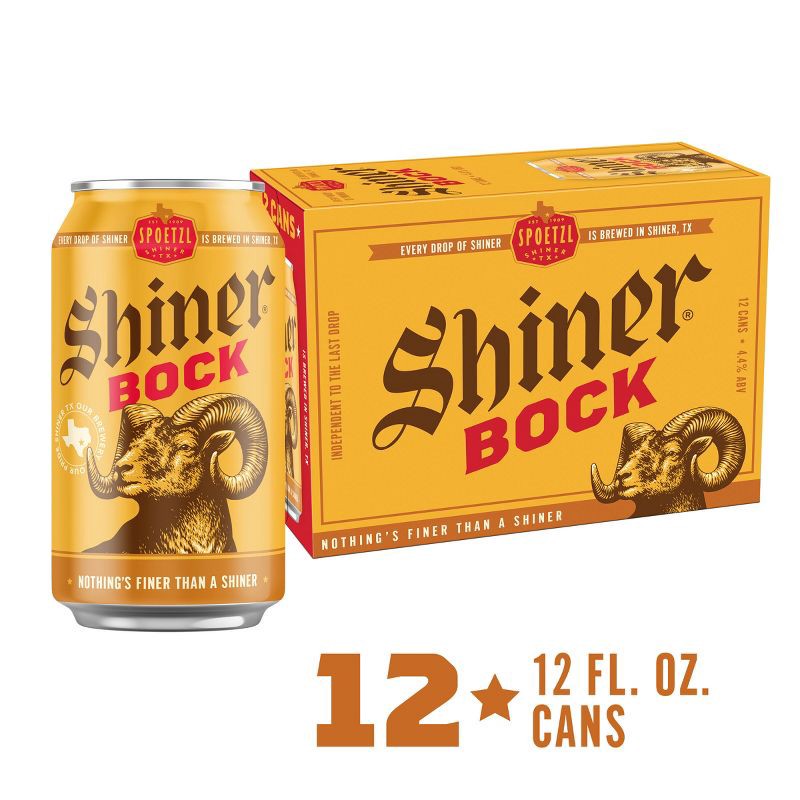 slide 3 of 11, Shiner Bock Beer - 12pk/12 fl oz Cans, 12 ct; 12 fl oz