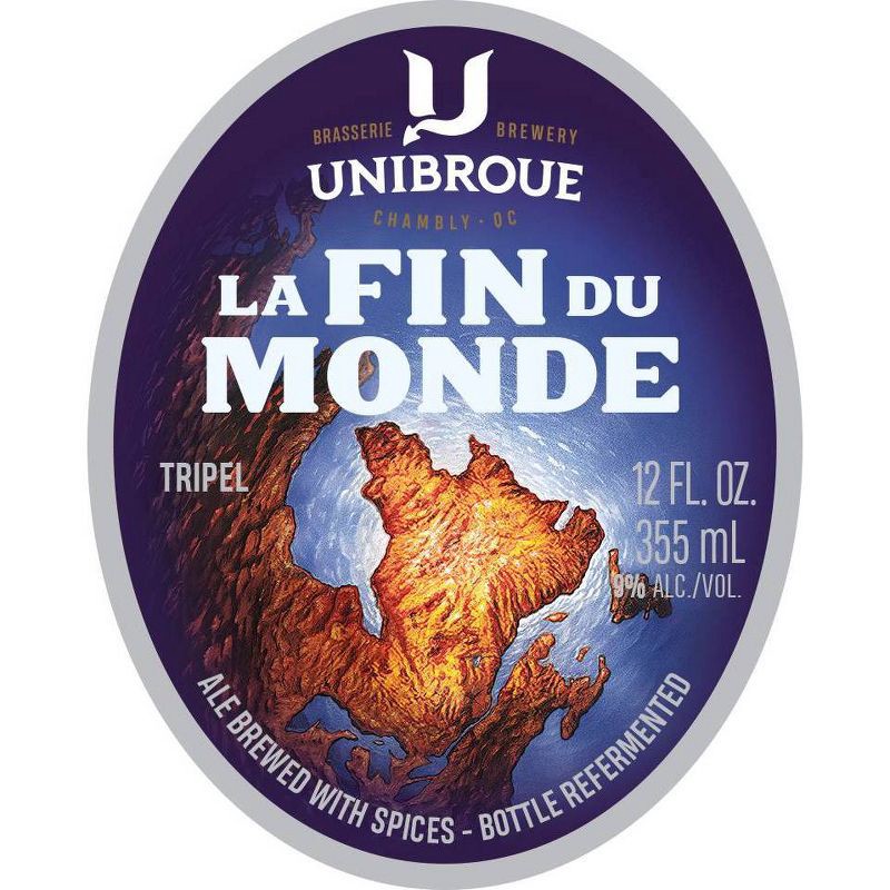 slide 2 of 3, Unibroue La Fin du Monde Beer - 4pk/12 fl oz Bottles, 4 ct; 12 fl oz