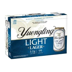Yuengling Light Lager Beer - 24pk/12 fl oz Cans