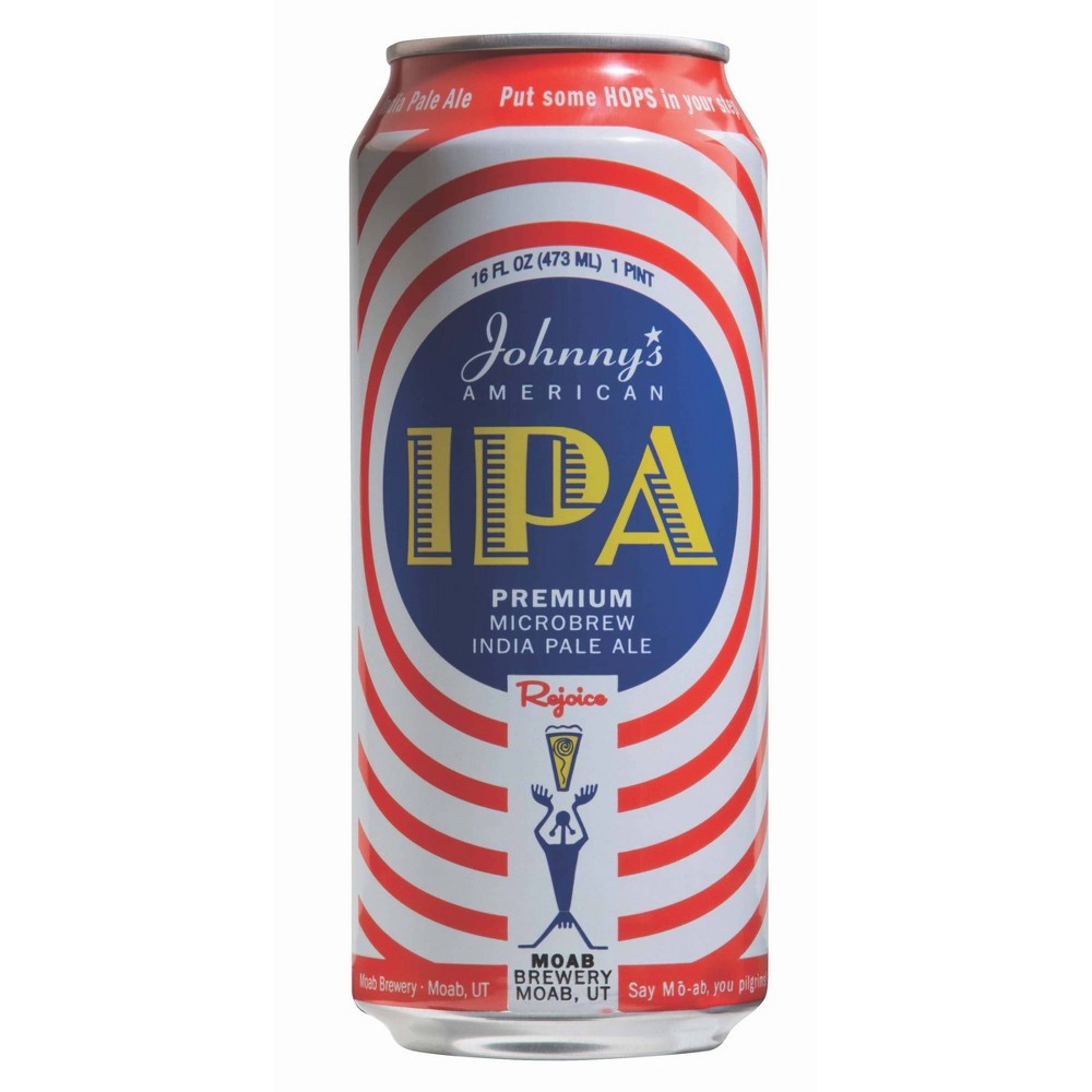 slide 2 of 2, Moab Brewery Moab Johnny's American IPA Beer - 4pk/16 fl oz Cans, 4 ct; 16 fl oz