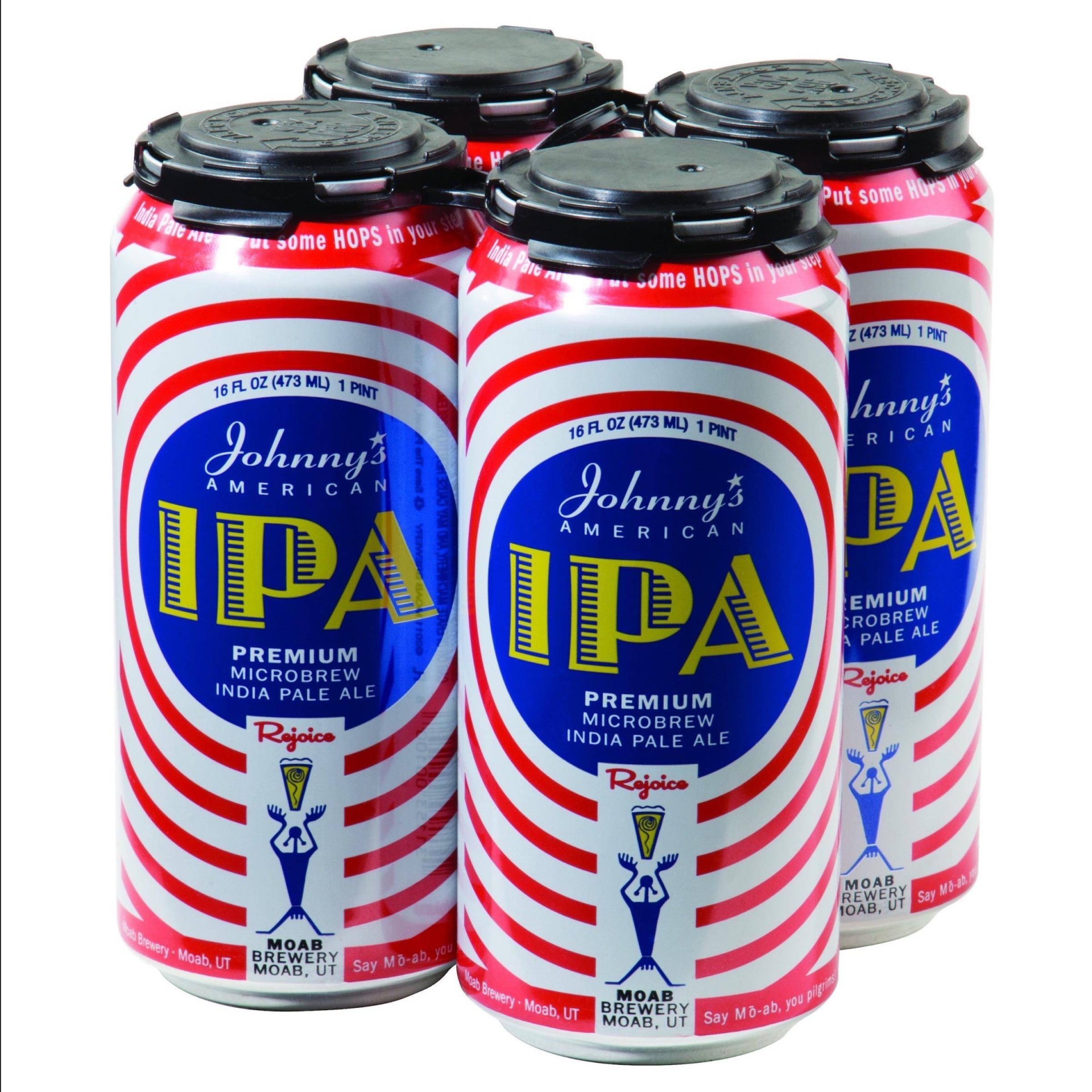slide 1 of 2, Moab Brewery Moab Johnny's American IPA Beer - 4pk/16 fl oz Cans, 4 ct; 16 fl oz
