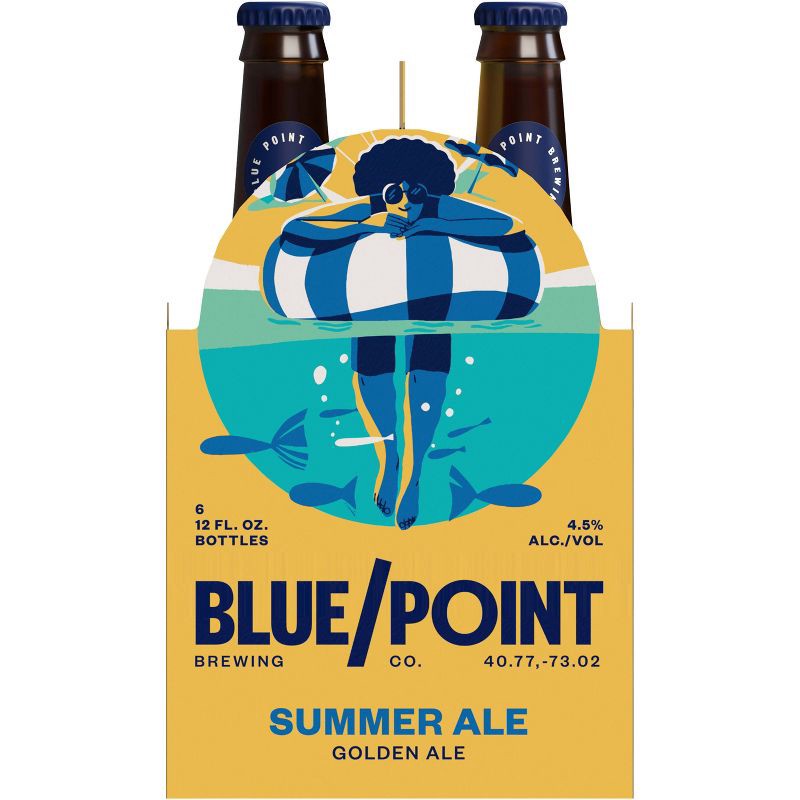 slide 3 of 4, Blue Point Brewing Company Blue Point Seasonal Lager Beer - 6pk/12 fl oz Bottles, 6 ct; 12 fl oz