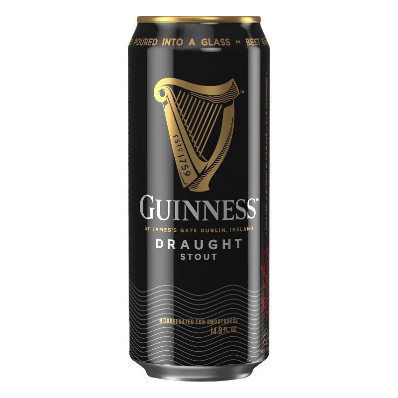 slide 2 of 9, Guinness Draught Beer - 8pk/14.9 fl oz Cans, 8 ct, 14.9 fl oz
