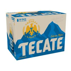 Tecate Light Mexican Lager Beer - 30pk/12 fl oz Cans