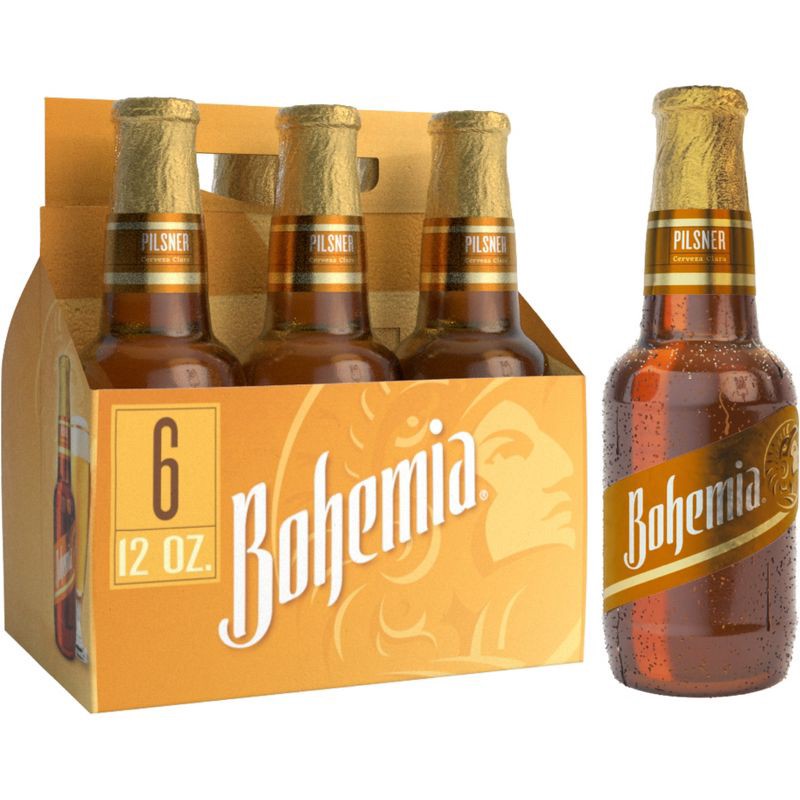 slide 2 of 3, Bohemia Mexican Lager Beer - 6pk/12 fl oz Bottles, 6 ct; 12 fl oz