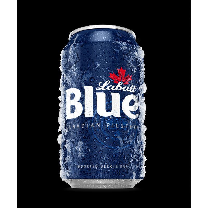 slide 5 of 7, Labatt Blue Canadian Pilsener Beer - 24pk/12 fl oz Cans, 24 ct; 12 fl oz