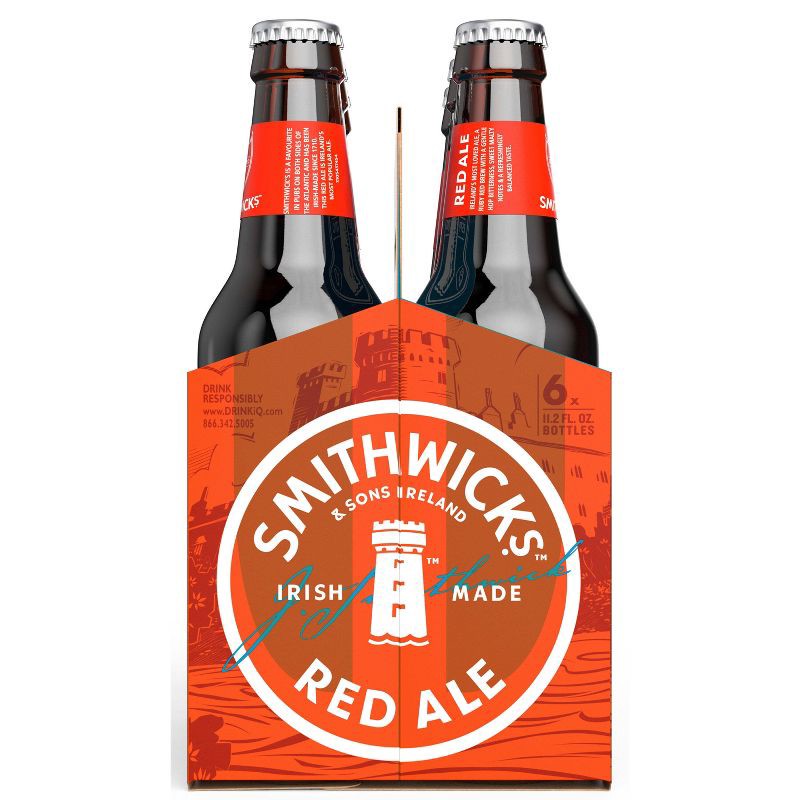 slide 5 of 6, Smithwick's Irish Ale Beer - 6pk/11.2 fl oz Bottles, 6 ct; 11.2 fl oz