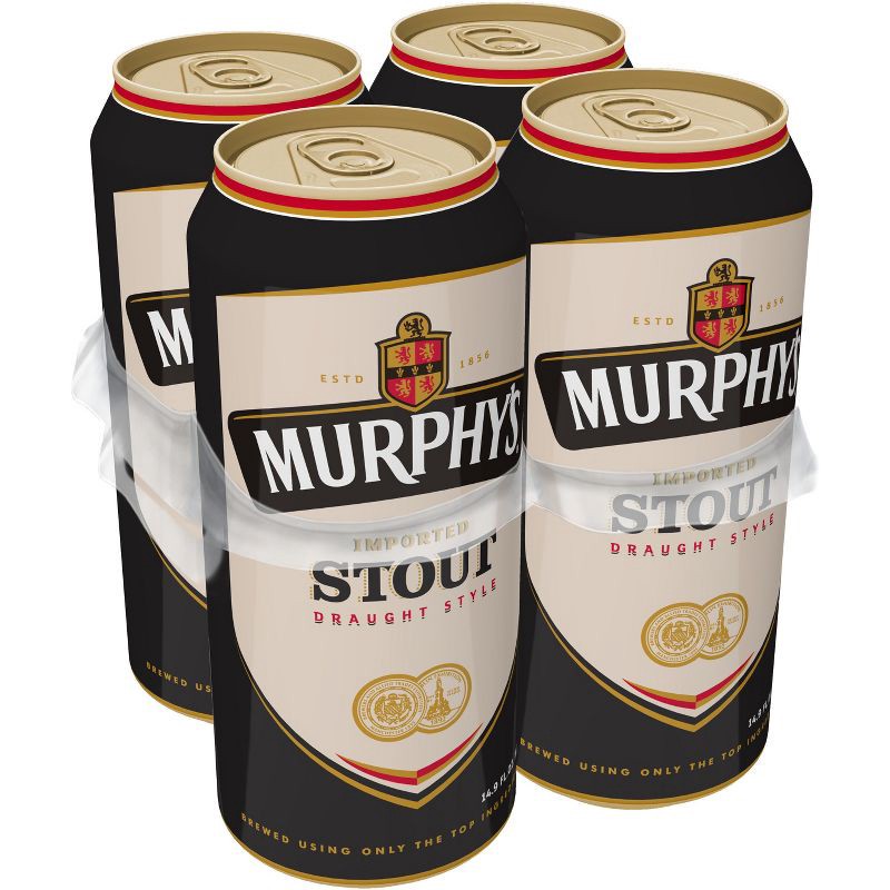 slide 1 of 3, Murphy's Stout Beer - 4pk/14.9 fl oz Cans, 4 ct; 16 fl oz