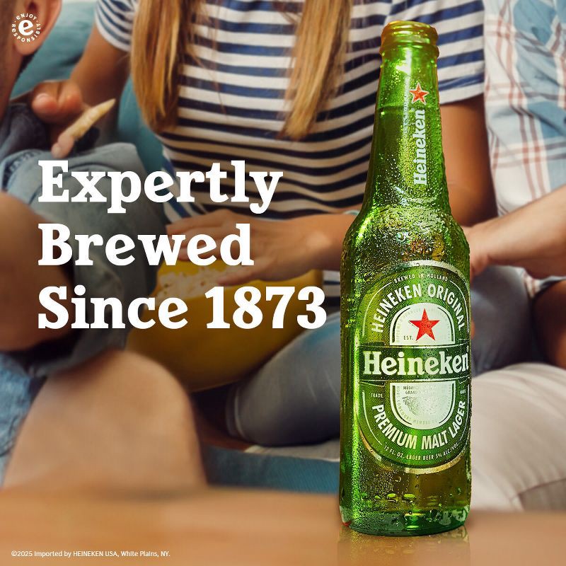 slide 2 of 9, Heineken Original Lager Beer - 24pk/12 fl oz Bottles, 24 ct; 12 fl oz