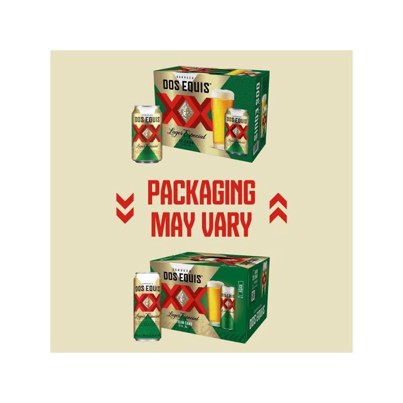 slide 6 of 7, Dos Equis Mexican Lager Beer - 12pk/12 fl oz Cans, 12 ct; 12 fl oz