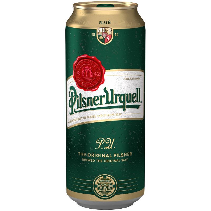 slide 2 of 2, Pilsner Urquell Beer - 4pk/500ml Cans, 4 ct; 16 fl oz