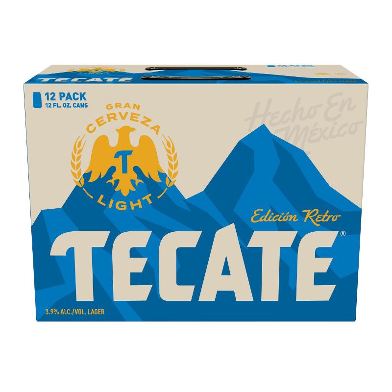 slide 6 of 6, Tecate Light Mexican Lager Beer - 12pk/12 fl oz Cans, 12 ct; 12 fl oz