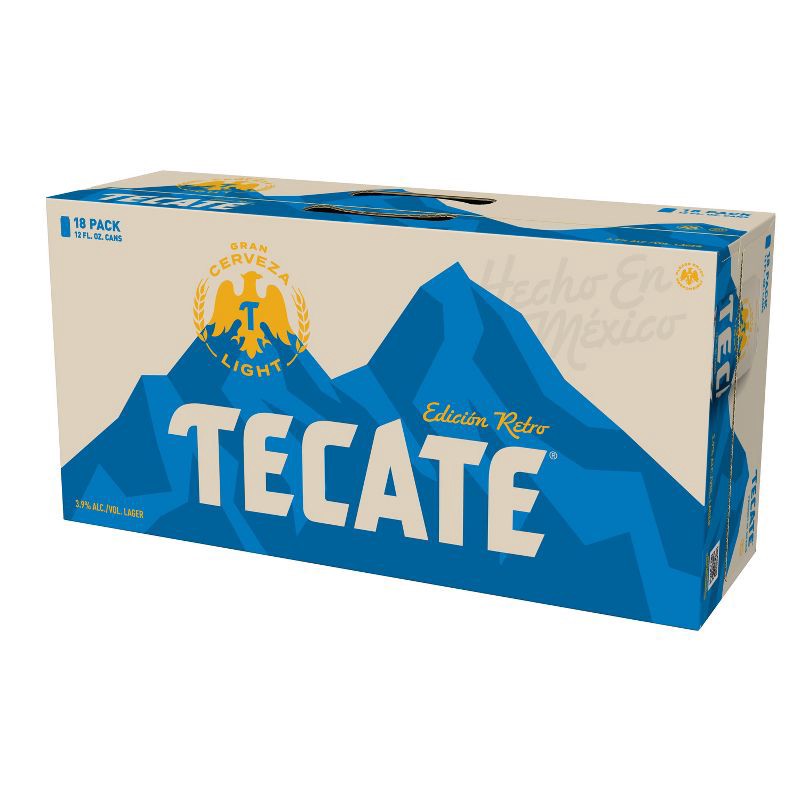 slide 5 of 6, Tecate Light Mexican Lager Beer - 18pk/12 fl oz Cans, 18 ct; 12 fl oz