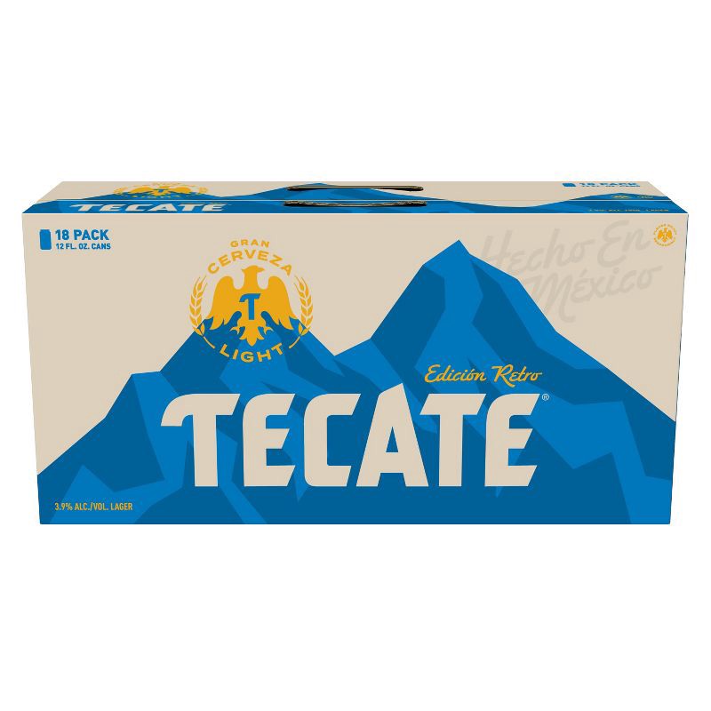 slide 6 of 6, Tecate Light Mexican Lager Beer - 18pk/12 fl oz Cans, 18 ct; 12 fl oz