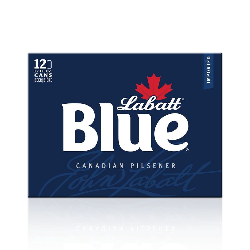 slide 6 of 9, Labatt Blue Canadian Pilsener Beer - 12pk/12 fl oz Cans, 12 ct; 12 fl oz