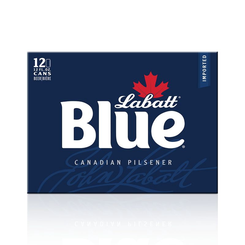 slide 5 of 10, Labatt Blue Canadian Pilsener Beer - 12pk/12 fl oz Cans, 12 ct; 12 fl oz