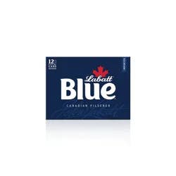 Labatt Blue Canadian Pilsener Beer - 12pk/12 fl oz Cans