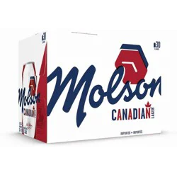 Molson Canadian Lager Beer - 30pk/12 fl oz Cans