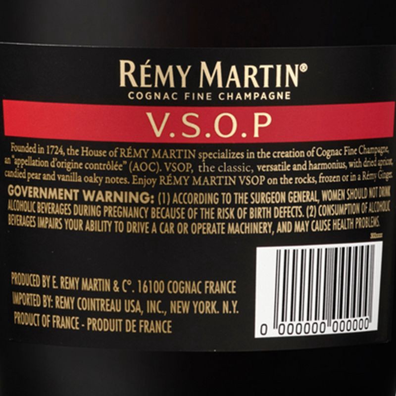slide 5 of 17, Remy Martin V.S.O.P Cognac - 750ml Bottle, 750 ml