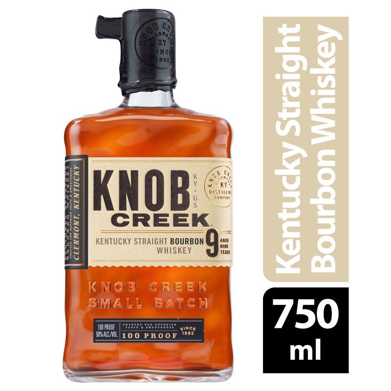 slide 6 of 9, Knob Creek Kentucky Straight Bourbon Whiskey - 750ml Bottle, 750 ml