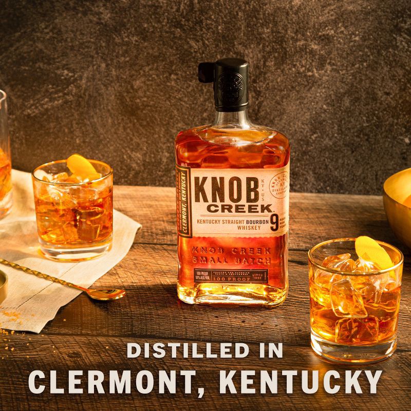 slide 8 of 9, Knob Creek Kentucky Straight Bourbon Whiskey - 750ml Bottle, 750 ml