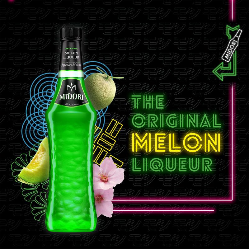 slide 3 of 7, Midori Melon Liqueur - 750ml Bottle, 750 ml