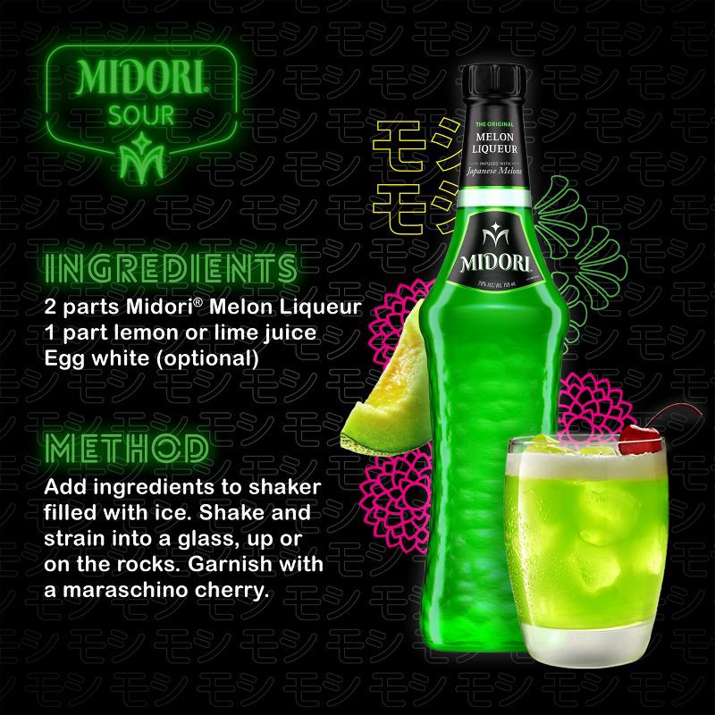 slide 6 of 7, Midori Melon Liqueur - 750ml Bottle, 750 ml