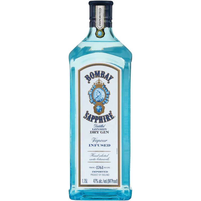 slide 1 of 7, Bombay Sapphire Gin - 1.75L Bottle, 1.75 liter