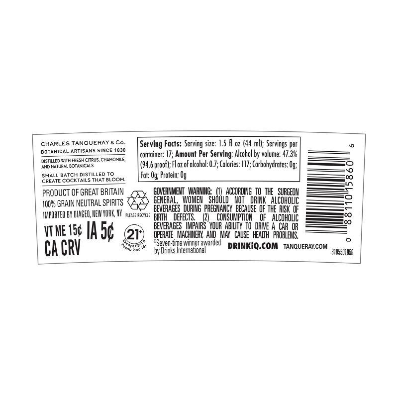 slide 2 of 5, Tanqueray No. 10 Gin - 750ml Bottle, 750 ml