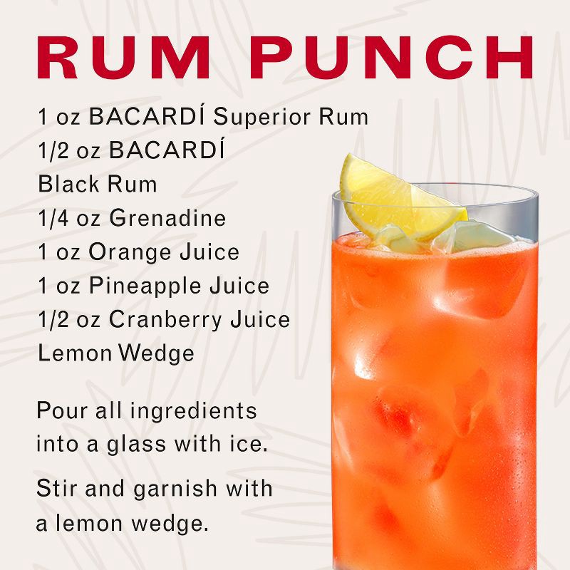 slide 3 of 7, Bacardi Black Rum - 750ml Bottle, 750 ml