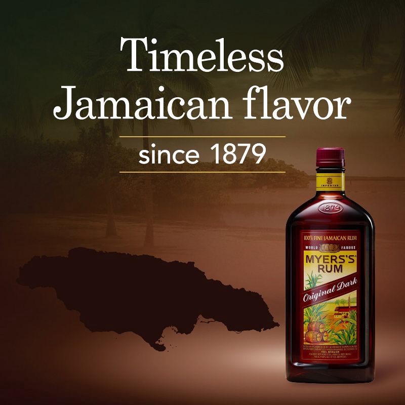 slide 7 of 10, Myers's Dark Jamaican Rum - 750ml Bottle, 750 ml
