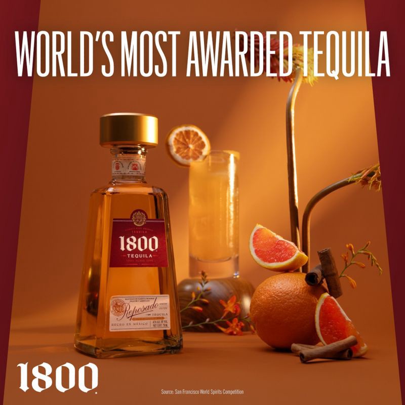 slide 3 of 16, 1800 Reposado Tequila - 750ml Bottle, 750 ml