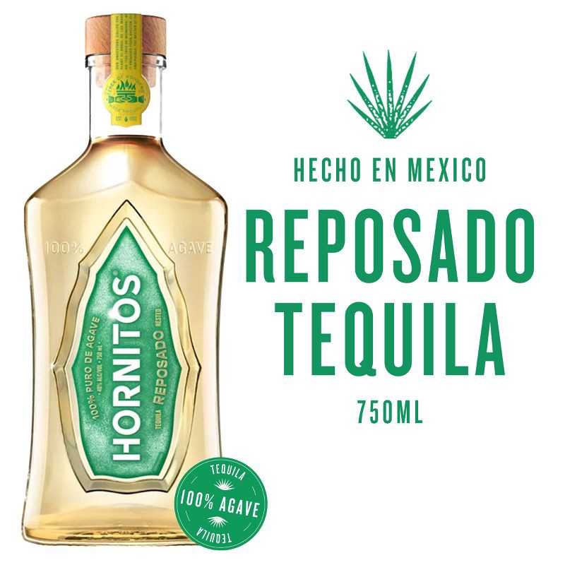 slide 3 of 8, Hornitos Reposado Tequila - 750ml Bottle, 750 ml