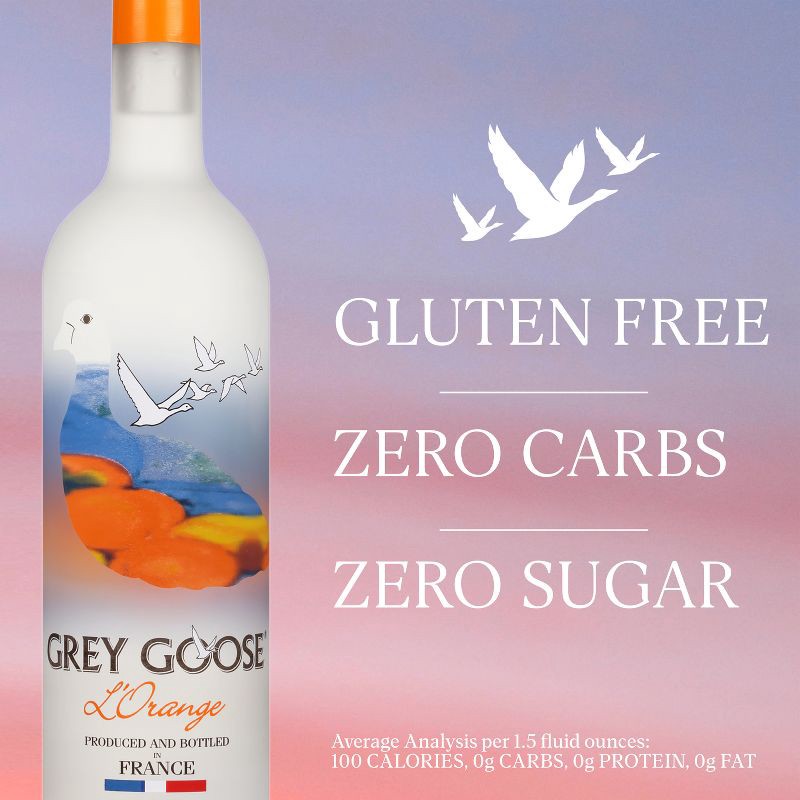 slide 3 of 6, Grey Goose Orange Vodka - 750ml Bottle, 750 ml