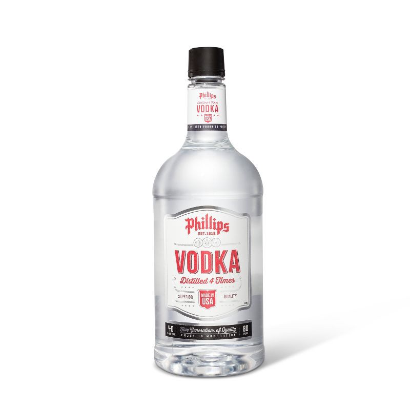 slide 1 of 1, Phillips Vodka - 1.75L Plastic Bottle, 1.75 liter