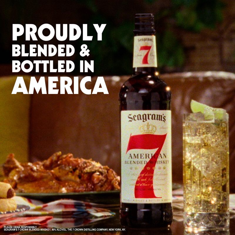 slide 3 of 9, Seagram's 7 Crown American Whiskey - 750ml Bottle, 750 ml