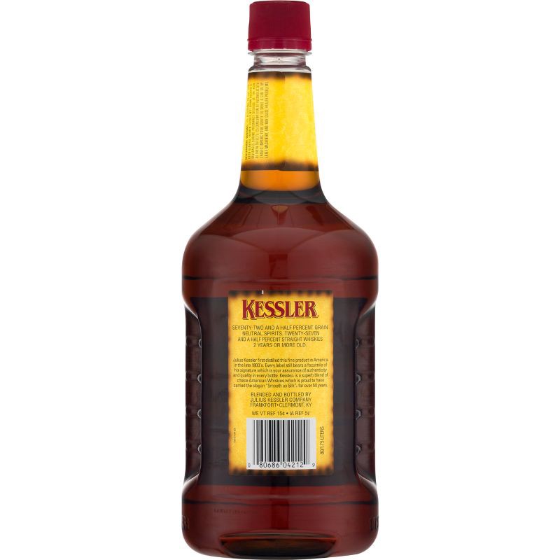 slide 4 of 4, Kessler American Whiskey - 1.75L Bottle, 1.75 liter