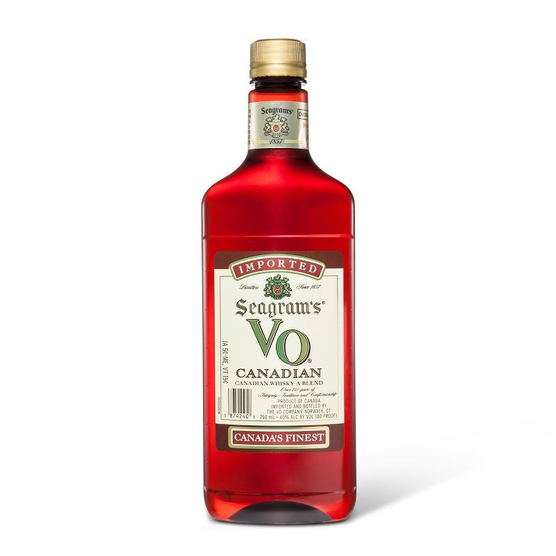 slide 1 of 1, Seagram's VO Canadian Whisky - 750ml Plastic Bottle, 750 ml