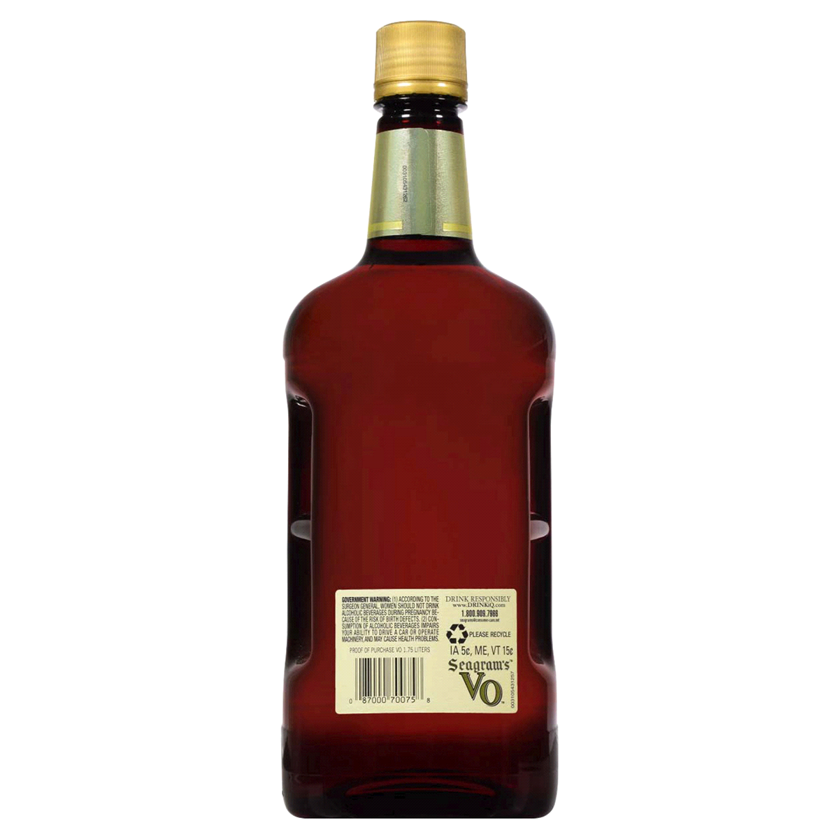 slide 2 of 2, Seagram's VO Canadian Whisky - 1.75L Bottle, 1.75 liter