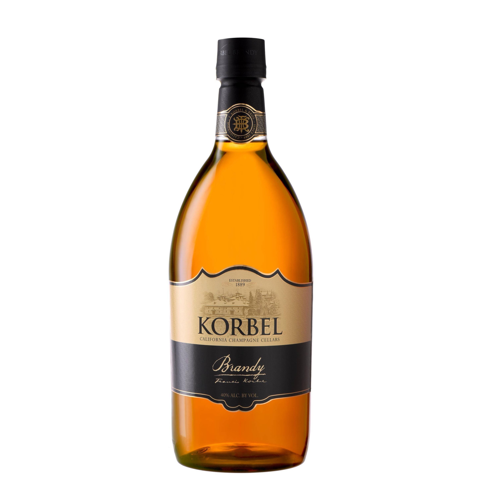 slide 1 of 3, Korbel Brandy Bottle, 1.75 liter