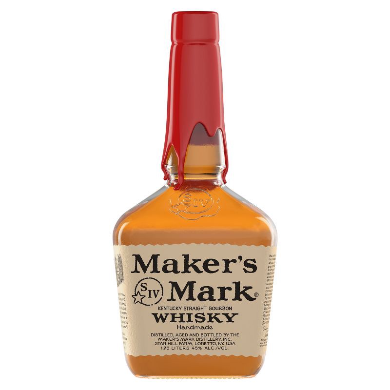 slide 1 of 8, Maker's Mark Bourbon Whiskey - 1.75L Bottle, 1.75 liter