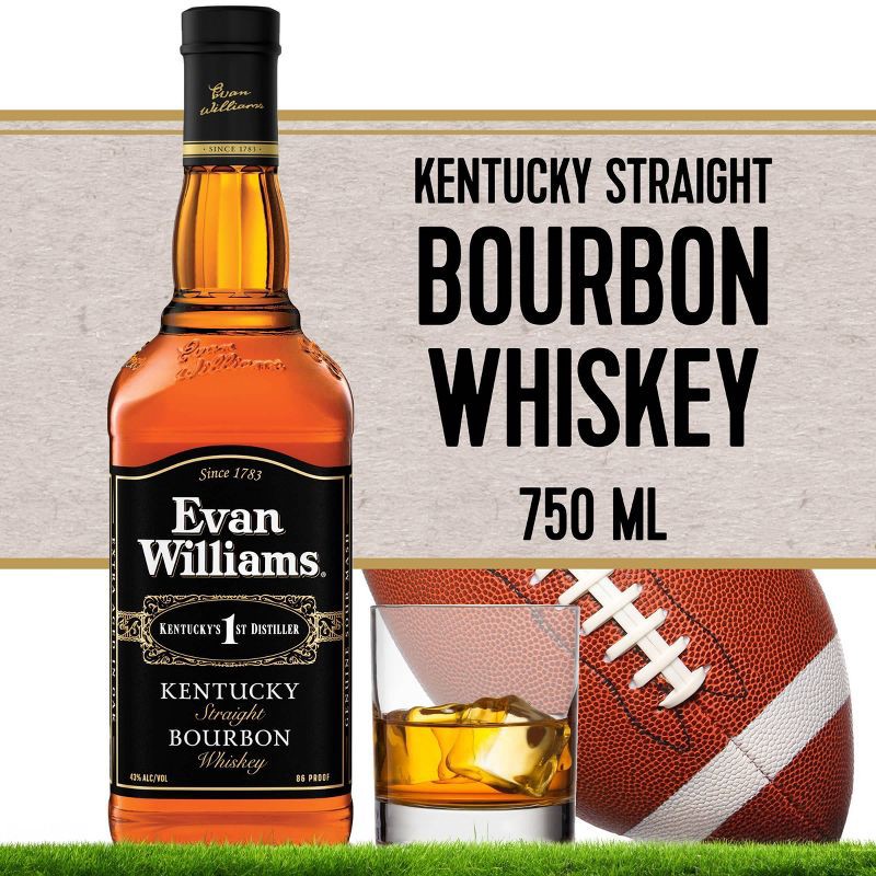 slide 4 of 10, Evan Williams Bourbon Whiskey - 750ml Bottle, 750 ml