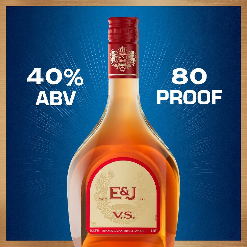 slide 5 of 8, E&J VS Brandy - 1L Bottle, 1 liter
