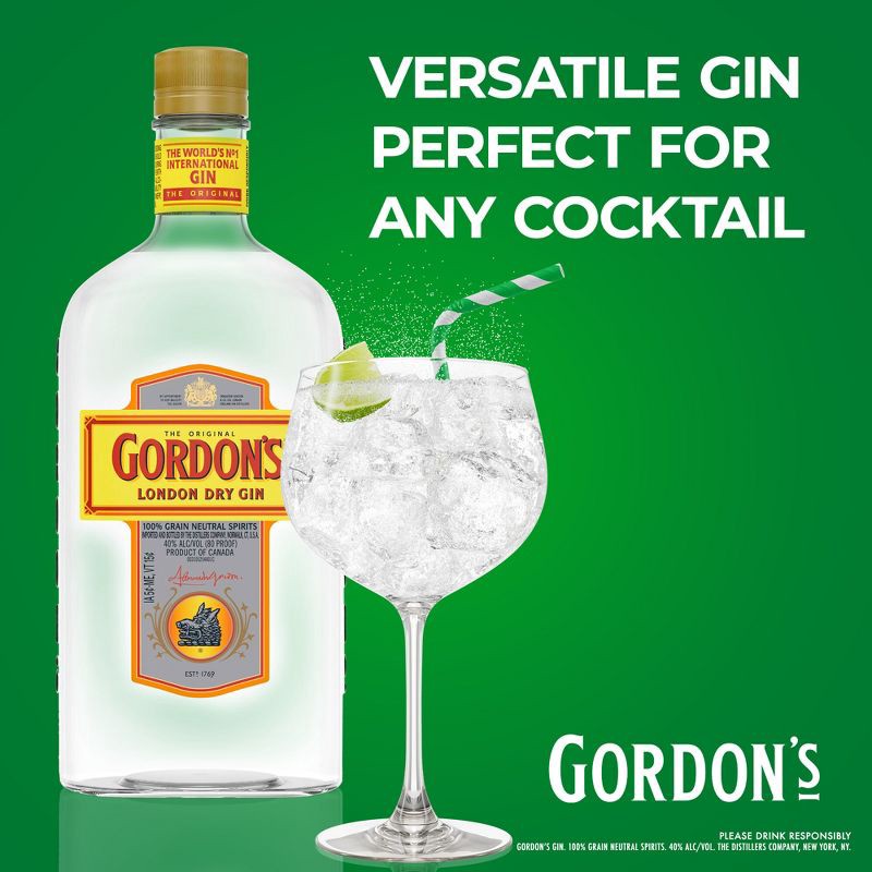 slide 3 of 8, Gordon's Gin - 1.75L Bottle, 1.75 liter
