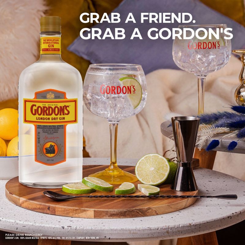 slide 4 of 8, Gordon's Gin - 1.75L Bottle, 1.75 liter