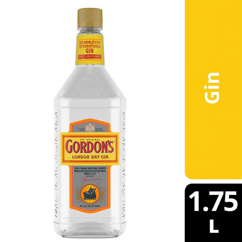 slide 1 of 6, Gordon's Gin - 1.75L Bottle, 1.75 liter