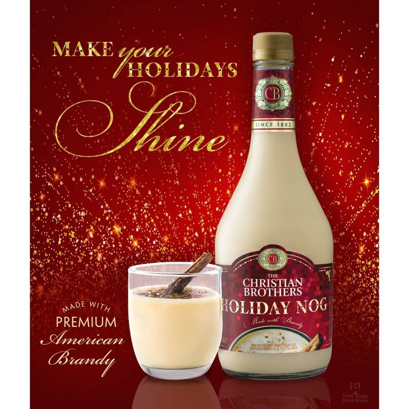 slide 4 of 5, The Christian Brothers Christian Brothers Holiday Nog Brandy - 750ml Bottle, 750 ml